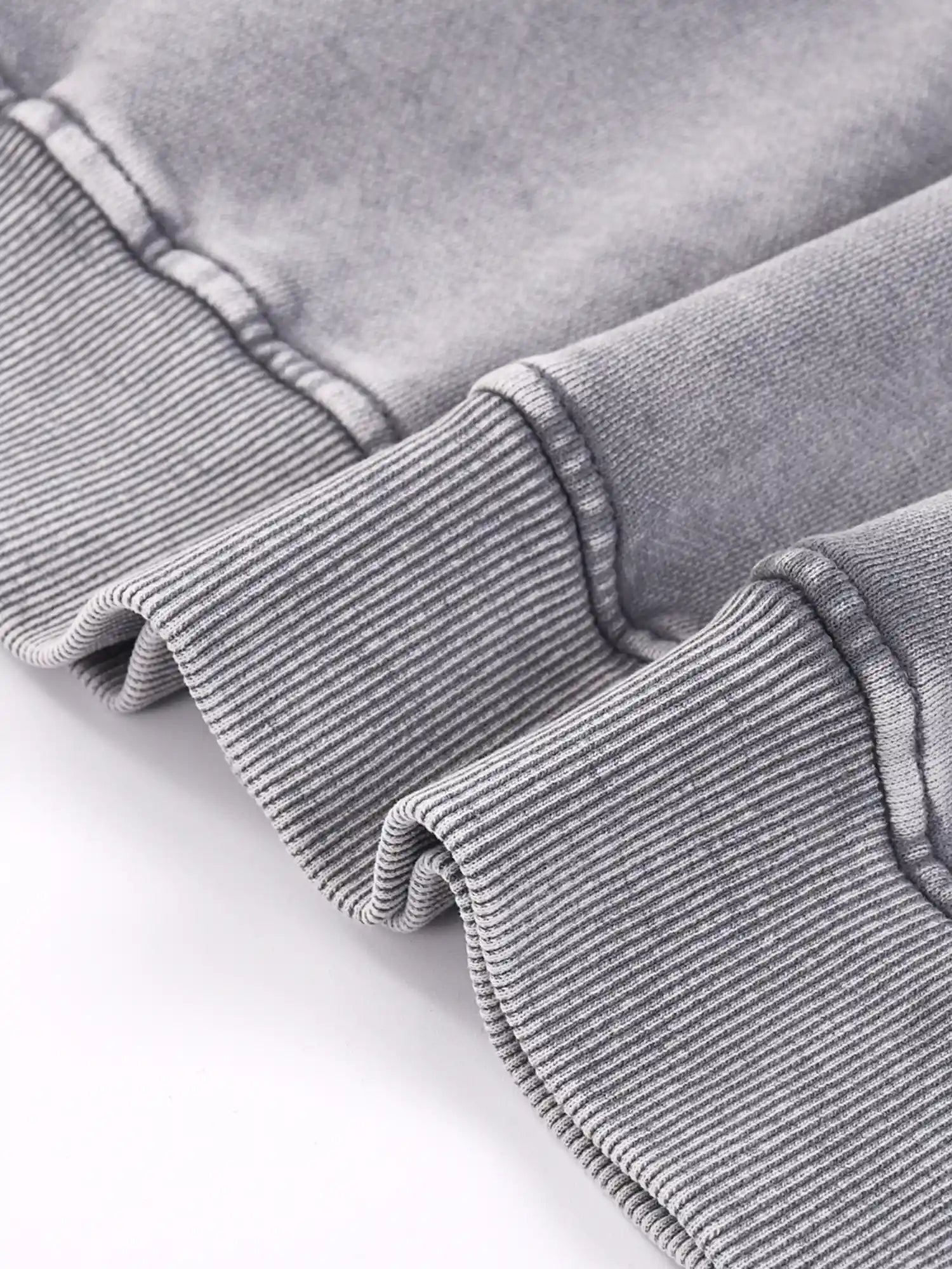 Vintage Distressed Oversized Grey Crewneck Sweatshirt
