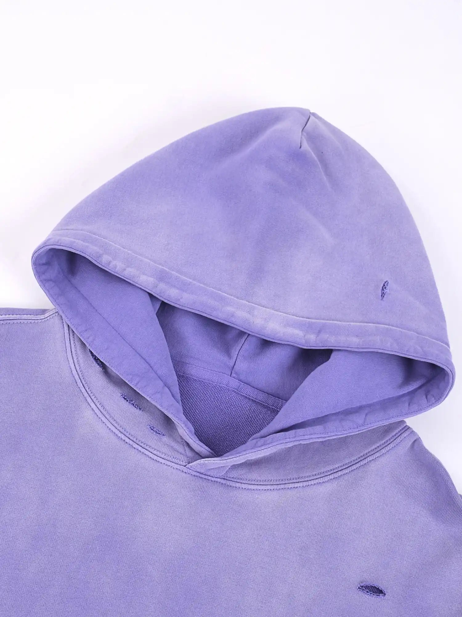Vintage Distressed Oversized Purple Hoodie