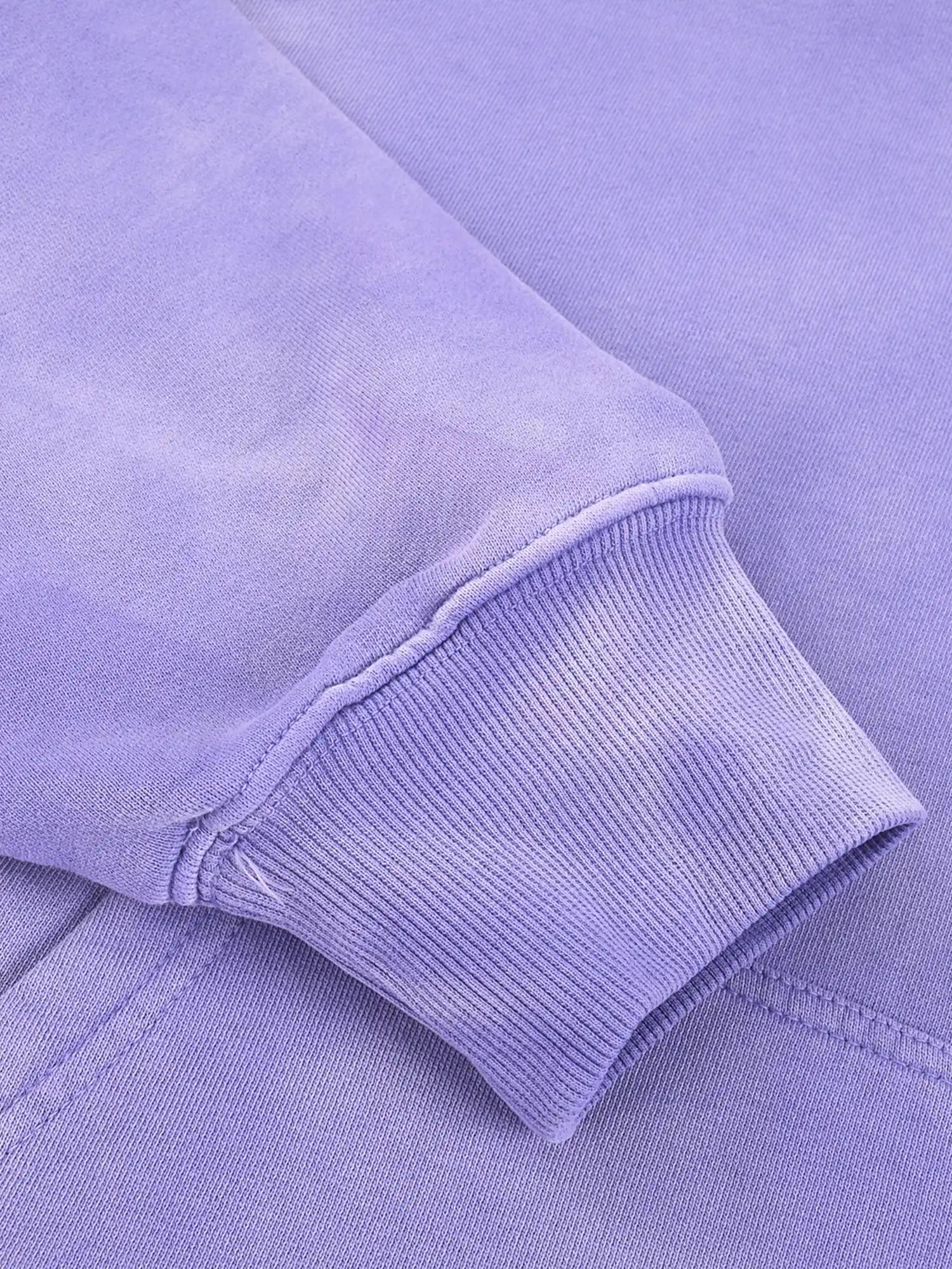 Vintage Distressed Oversized Purple Hoodie