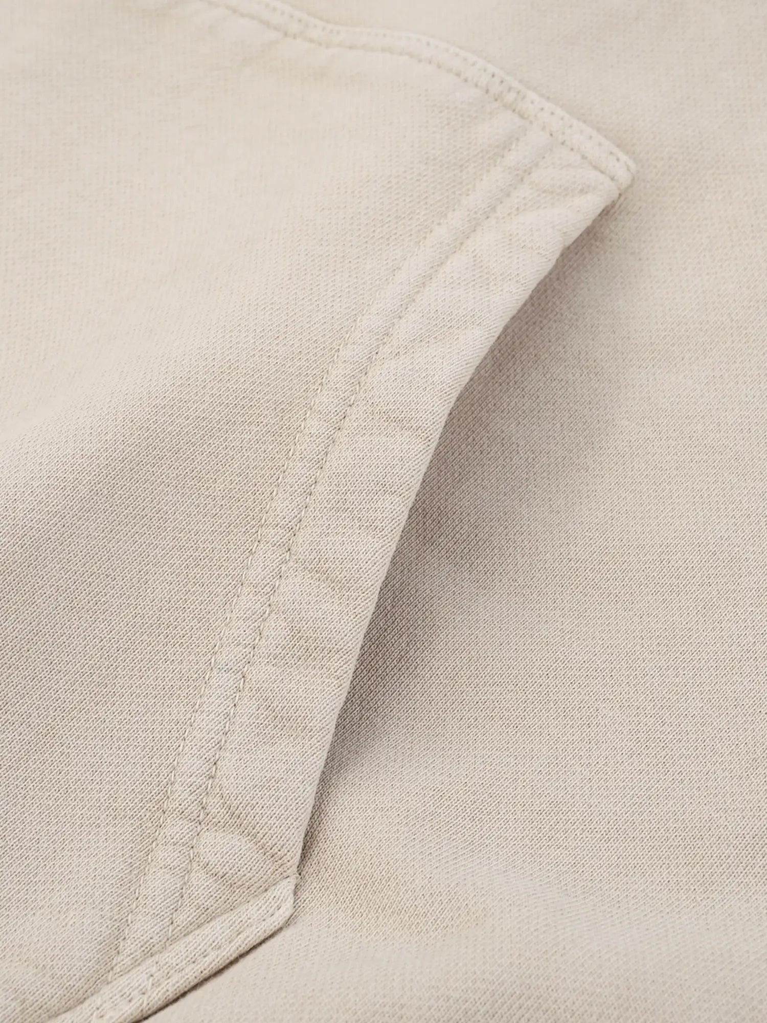 Vintage Washed Oversized Beige Hoodie