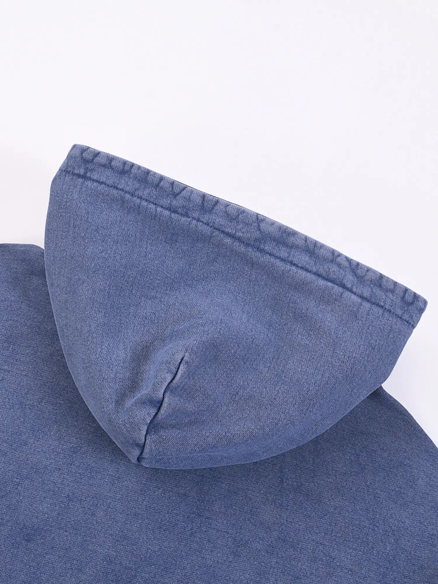 Vintage Washed Oversized Deep Blue Hoodie