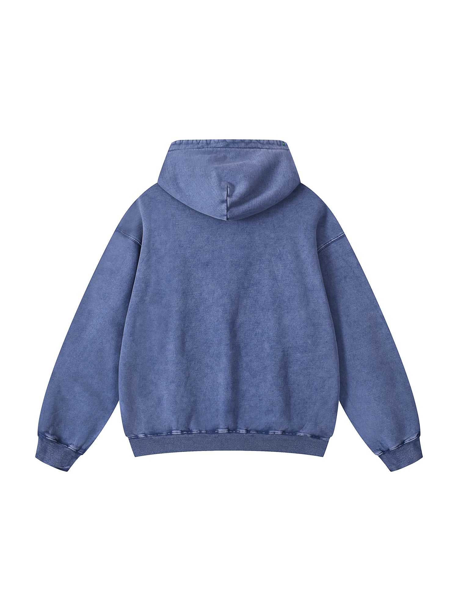 Vintage Washed Oversized Deep Blue Hoodie
