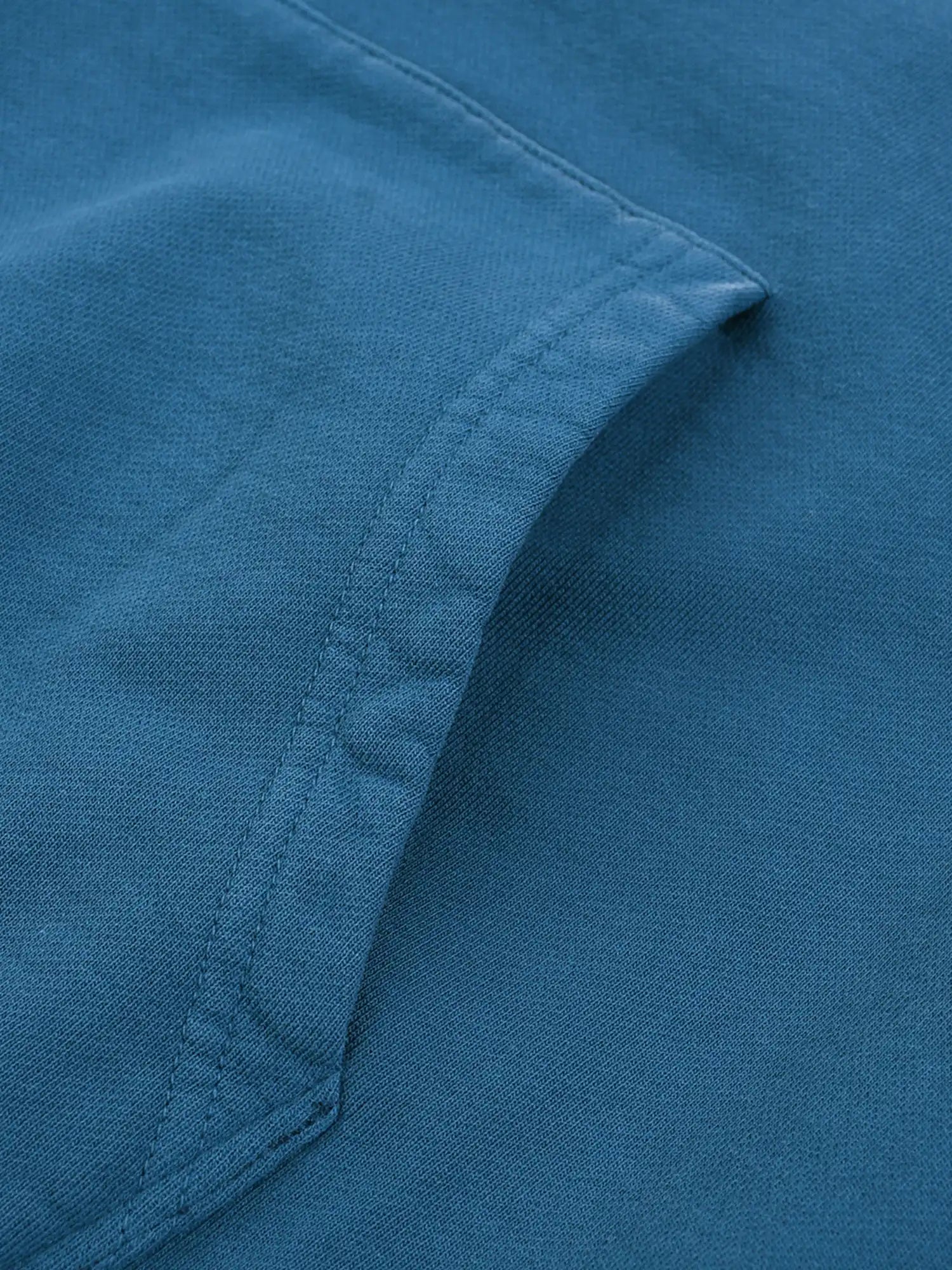 Snow Wash Oversized Blue Hoodie
