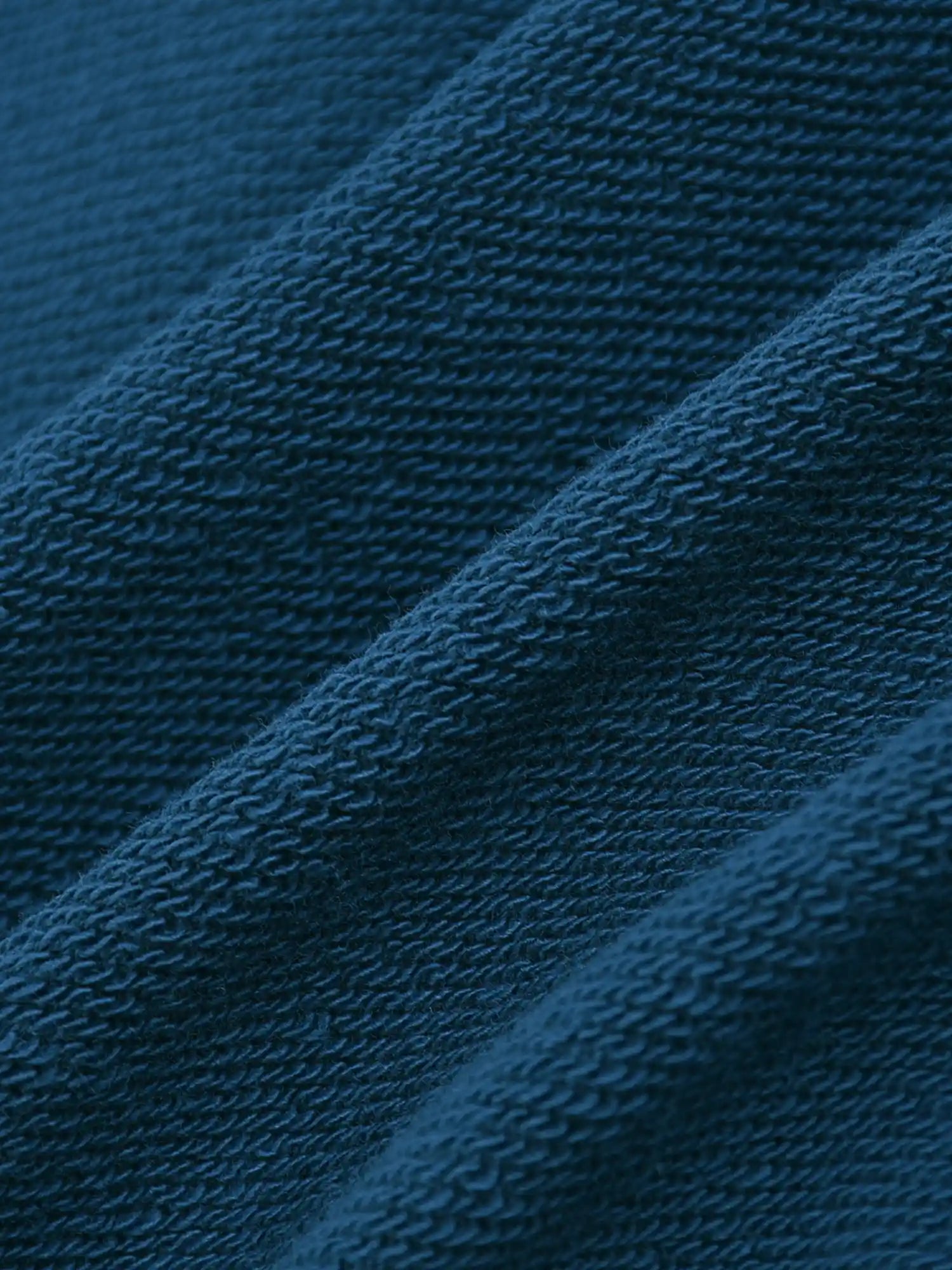Snow Wash Oversized Blue Crewneck Sweatshirt