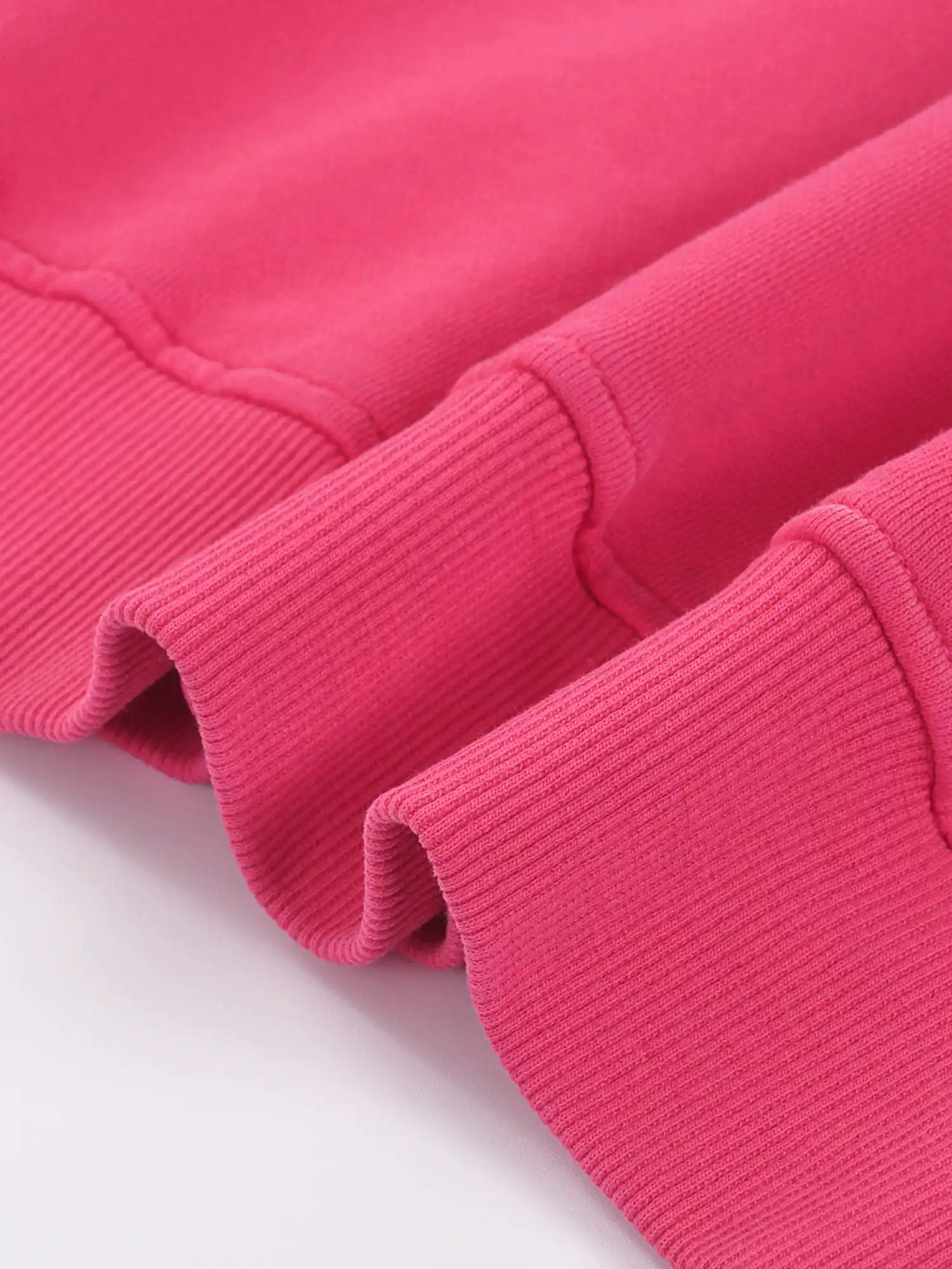 Snow Wash Oversized Pink Crewneck Sweatshirt