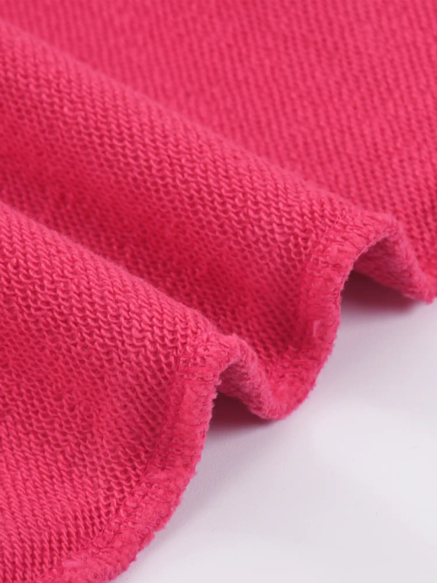 Snow Wash Oversized Pink Crewneck Sweatshirt