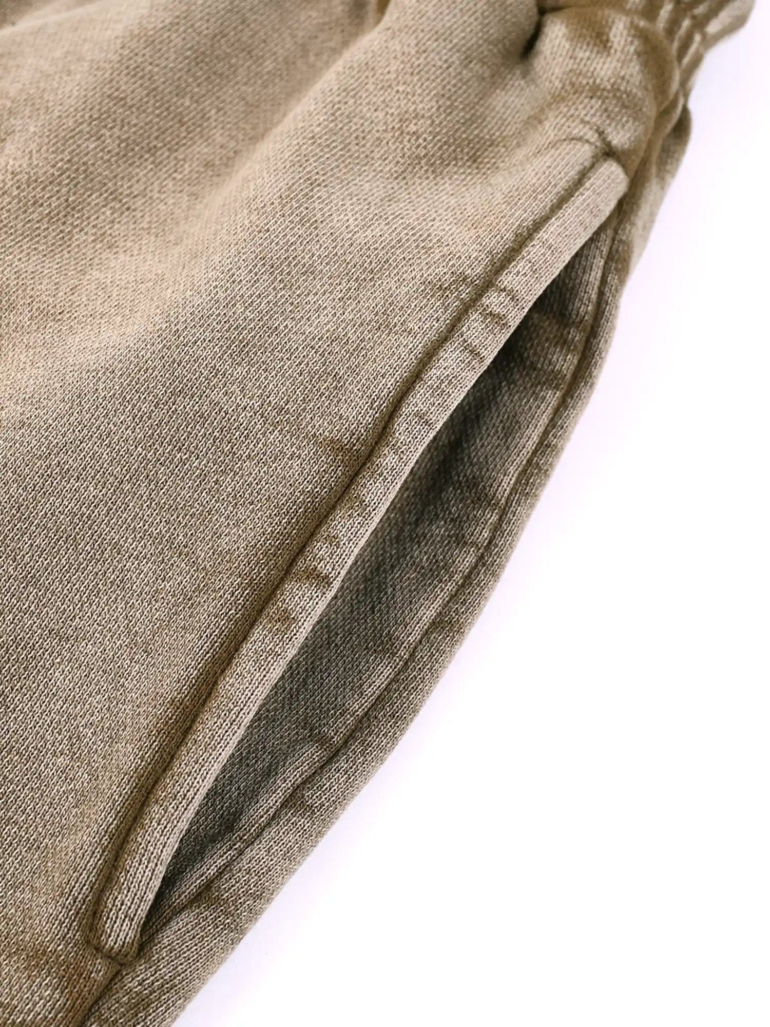 Vintage Distressed Oversized Khaki Pants