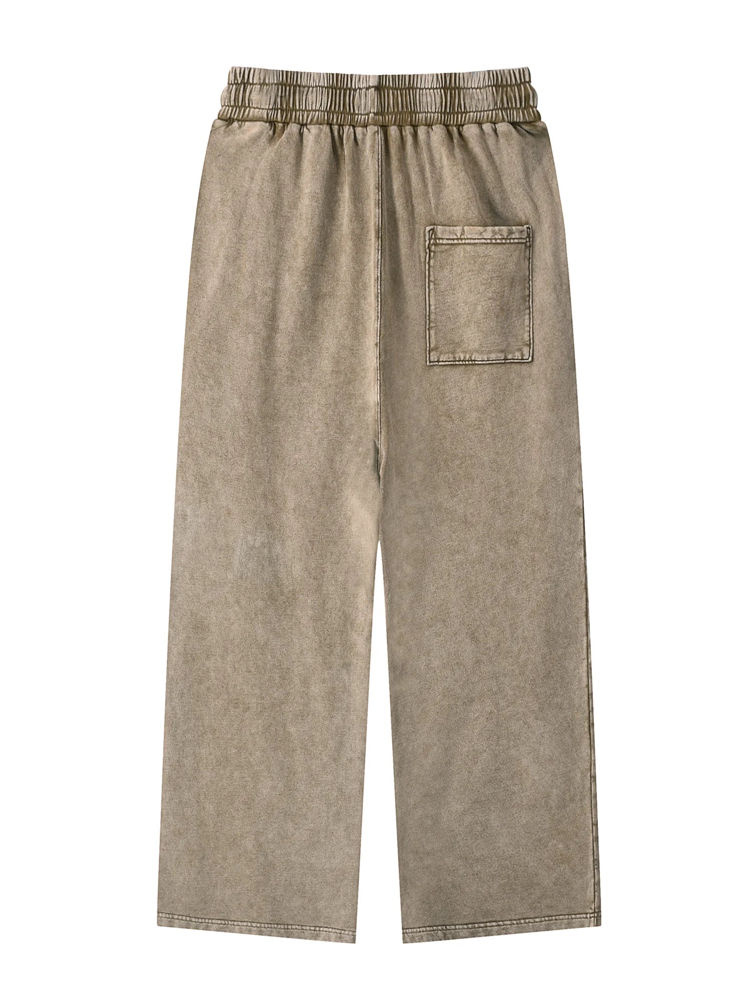 Vintage Distressed Oversized Khaki Pants