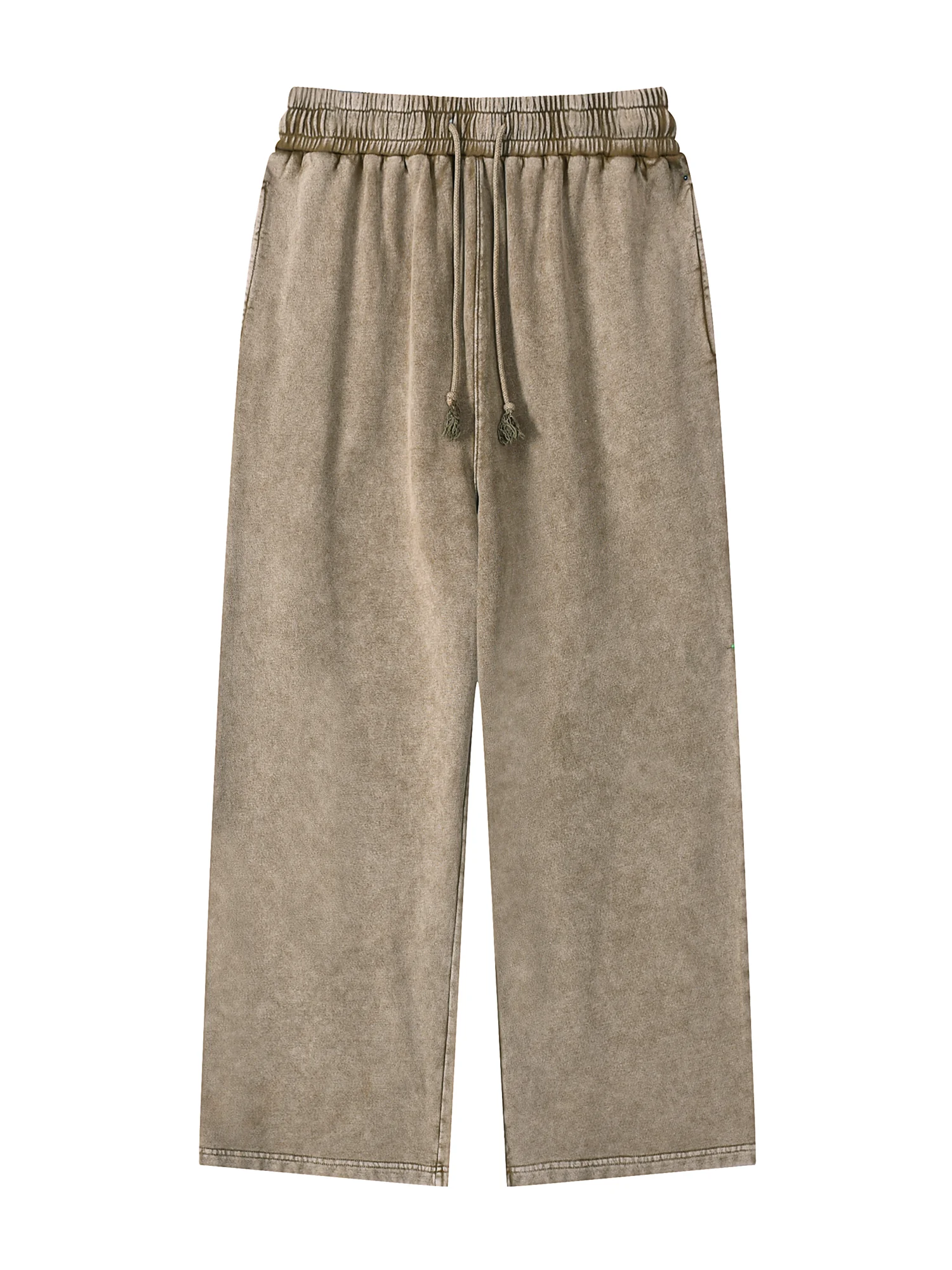 Vintage Distressed Oversized Khaki Pants